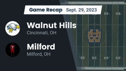 Recap: Walnut Hills  vs. Milford  2023