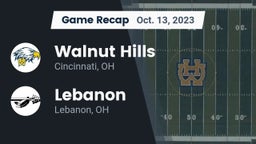 Recap: Walnut Hills  vs. Lebanon   2023