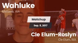 Matchup: Wahluke  vs. Cle Elum-Roslyn  2017