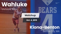 Matchup: Wahluke  vs. Kiona-Benton  2019