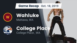 Recap: Wahluke  vs. College Place   2019