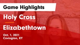 Holy Cross  vs Elizabethtown  Game Highlights - Oct. 1, 2021
