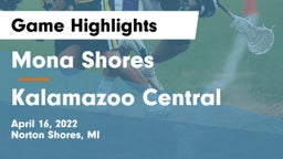 Mona Shores  vs Kalamazoo Central  Game Highlights - April 16, 2022