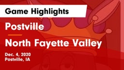 Postville  vs North Fayette Valley Game Highlights - Dec. 4, 2020