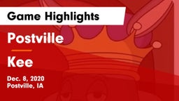 Postville  vs Kee  Game Highlights - Dec. 8, 2020