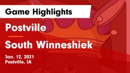 Postville  vs South Winneshiek  Game Highlights - Jan. 12, 2021