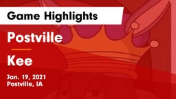 Postville  vs Kee  Game Highlights - Jan. 19, 2021