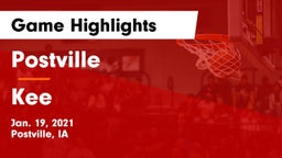 Postville  vs Kee  Game Highlights - Jan. 19, 2021