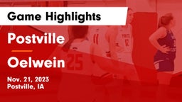 Postville  vs Oelwein  Game Highlights - Nov. 21, 2023