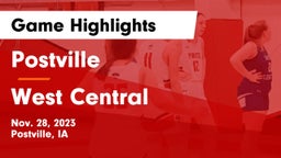 Postville  vs West Central  Game Highlights - Nov. 28, 2023