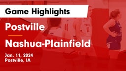 Postville  vs Nashua-Plainfield  Game Highlights - Jan. 11, 2024