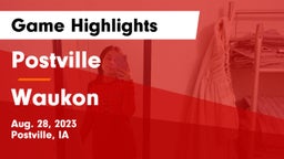 Postville  vs Waukon  Game Highlights - Aug. 28, 2023
