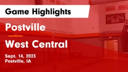 Postville  vs West Central  Game Highlights - Sept. 14, 2023