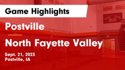 Postville  vs North Fayette Valley Game Highlights - Sept. 21, 2023