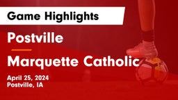 Postville  vs Marquette Catholic  Game Highlights - April 25, 2024