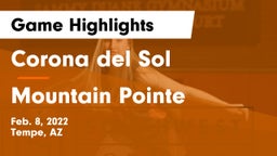 Corona del Sol  vs Mountain Pointe  Game Highlights - Feb. 8, 2022