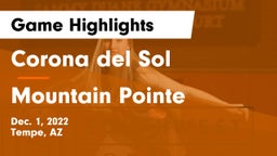 Corona del Sol  vs Mountain Pointe  Game Highlights - Dec. 1, 2022