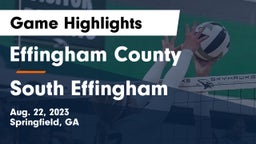 Effingham County  vs South Effingham  Game Highlights - Aug. 22, 2023
