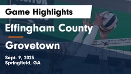 Effingham County  vs Grovetown  Game Highlights - Sept. 9, 2023