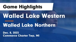 Walled Lake Western  vs Walled Lake Northern  Game Highlights - Dec. 8, 2023
