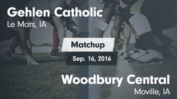 Matchup: Gehlen Catholic vs. Woodbury Central  2016