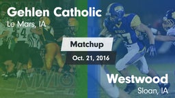 Matchup: Gehlen Catholic vs. Westwood  2016
