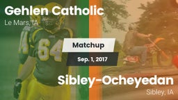 Matchup: Gehlen Catholic vs. Sibley-Ocheyedan 2017