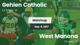 Matchup: Gehlen Catholic vs. West Monona  2017