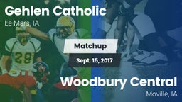 Matchup: Gehlen Catholic vs. Woodbury Central  2017