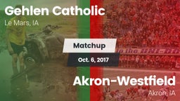 Matchup: Gehlen Catholic vs. Akron-Westfield  2017