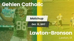 Matchup: Gehlen Catholic vs. Lawton-Bronson  2017