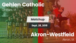 Matchup: Gehlen Catholic vs. Akron-Westfield  2018