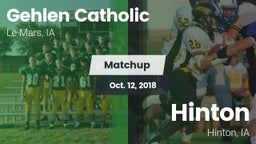 Matchup: Gehlen Catholic vs. Hinton  2018