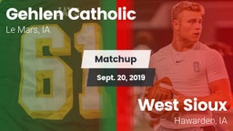Matchup: Gehlen Catholic vs. West Sioux  2019