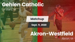 Matchup: Gehlen Catholic vs. Akron-Westfield  2020