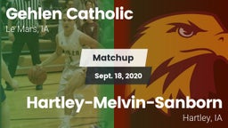 Matchup: Gehlen Catholic vs. Hartley-Melvin-Sanborn  2020