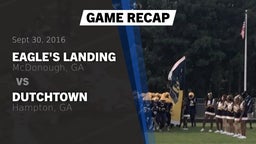 Recap: Eagle's Landing  vs. Dutchtown  2016