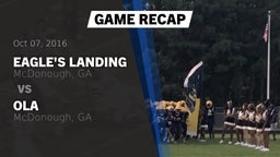 Recap: Eagle's Landing  vs. Ola  2016
