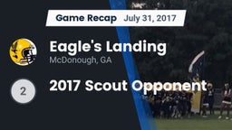 Recap: Eagle's Landing  vs. 2017 Scout Opponent 2017