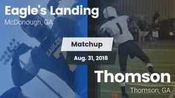 Matchup: Eagle's Landing vs. Thomson  2018