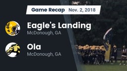 Recap: Eagle's Landing  vs. Ola  2018