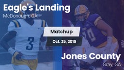 Matchup: Eagle's Landing vs. Jones County  2019