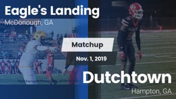 Matchup: Eagle's Landing vs. Dutchtown  2019