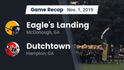 Recap: Eagle's Landing  vs. Dutchtown  2019