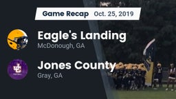 Recap: Eagle's Landing  vs. Jones County  2019
