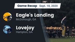 Recap: Eagle's Landing  vs. Lovejoy  2020