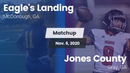 Matchup: Eagle's Landing vs. Jones County  2020