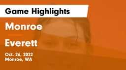Monroe  vs Everett  Game Highlights - Oct. 26, 2022