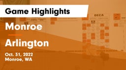 Monroe  vs Arlington  Game Highlights - Oct. 31, 2022