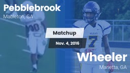 Matchup: Pebblebrook High vs. Wheeler  2016